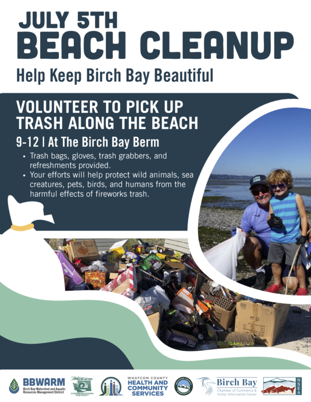 July 5th Birch Bay Beach Cleanup