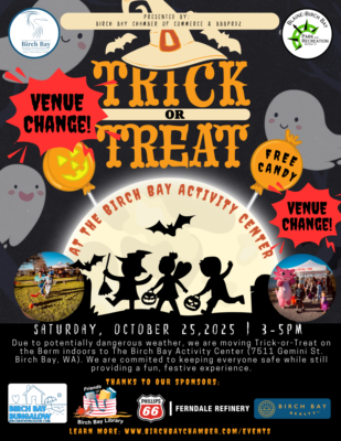 NEW VENUE – TRICK-OR-TREAT ON THE BERM!